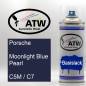 Preview: Porsche, Moonlight Blue Pearl, C5M / C7: 400ml Sprühdose, von ATW Autoteile West.